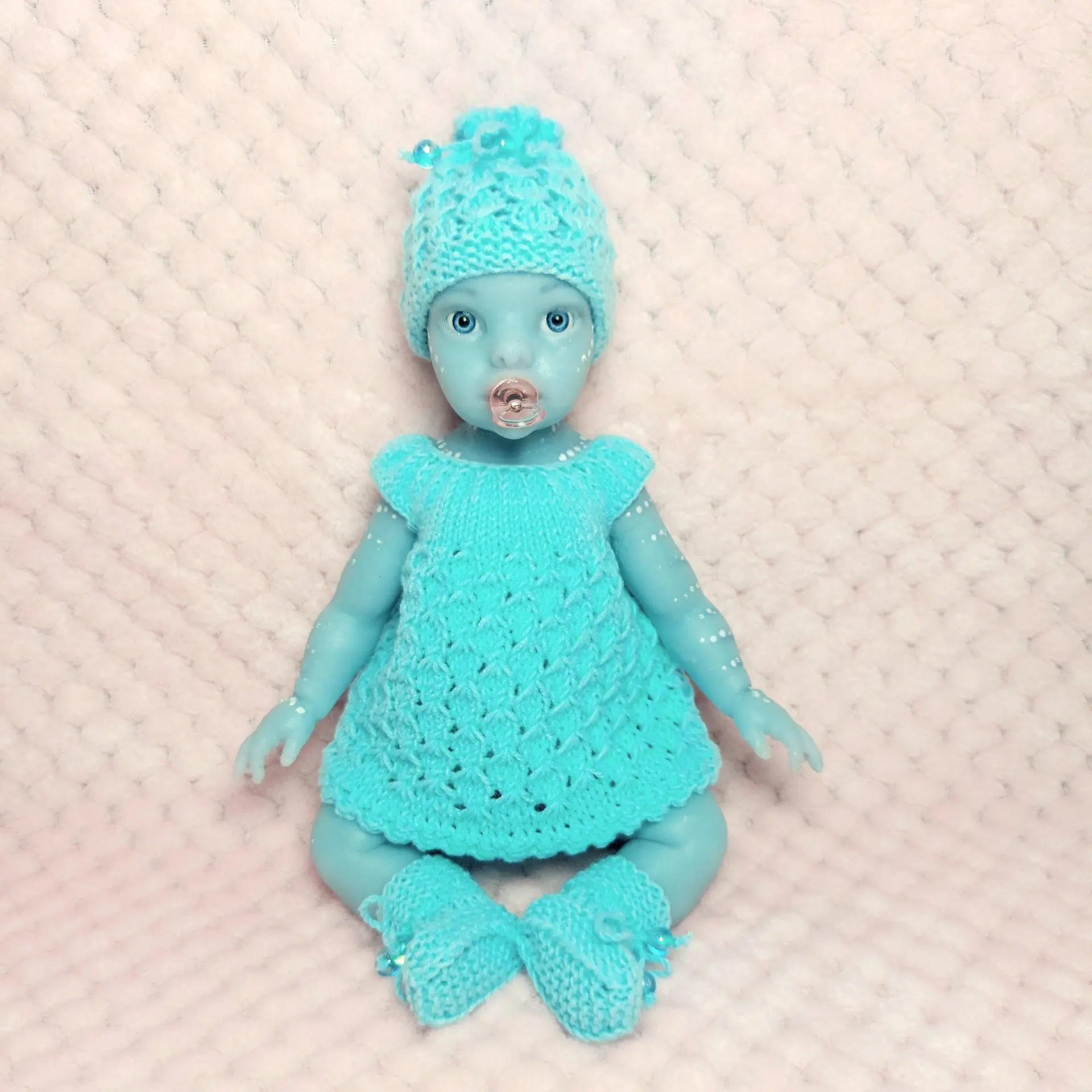 Amazing Silicone Doll Girl Avatar 9 Inches 9 Small silicone avatar reborn baby doll