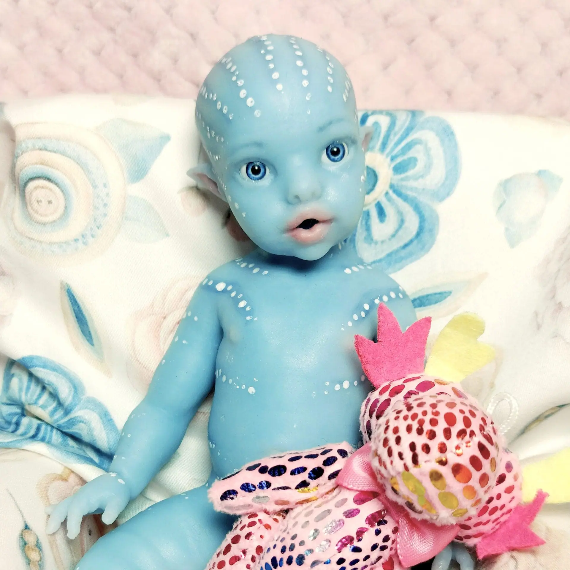 Amazing Silicone Doll Girl Avatar 9 Inches 18 Soft silicone avatar baby doll mini size
