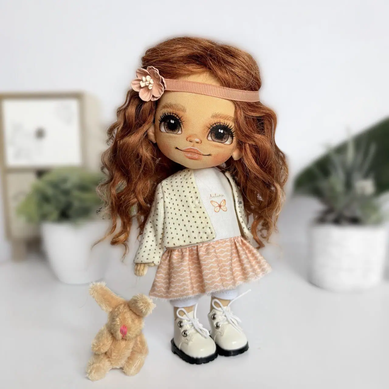 IMG_6461 Gold textile doll