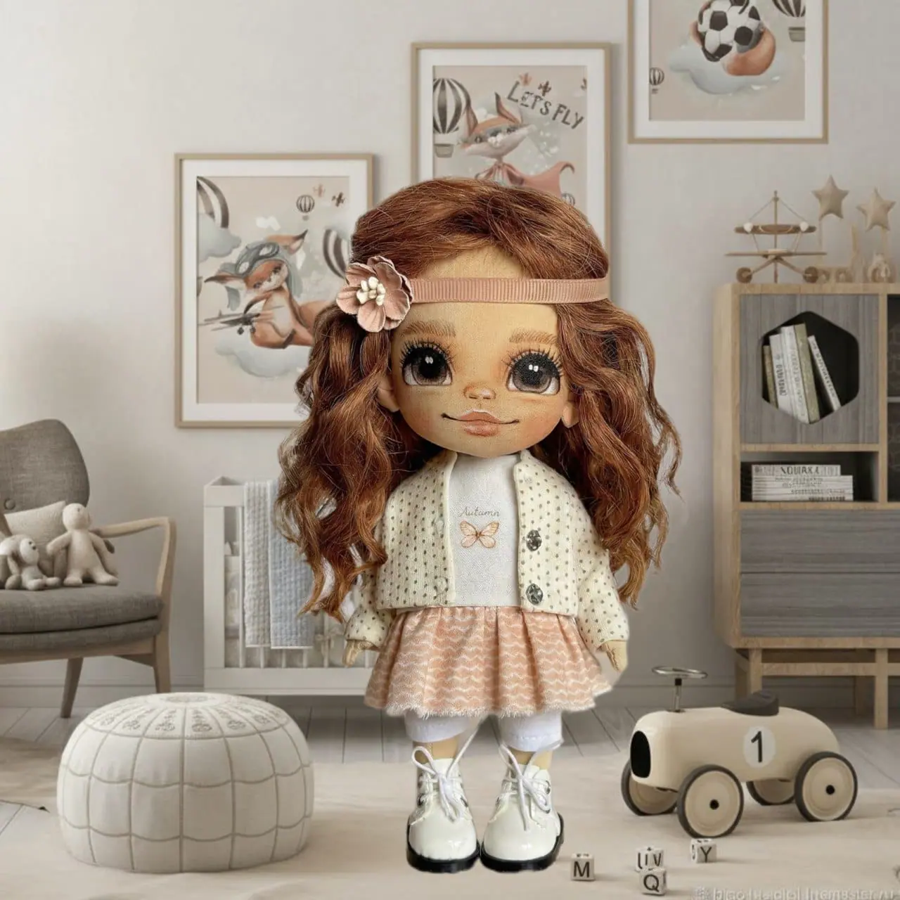 Baby doll Handmade textile beautiful doll Christmas gift 7 img 6463.jpeg