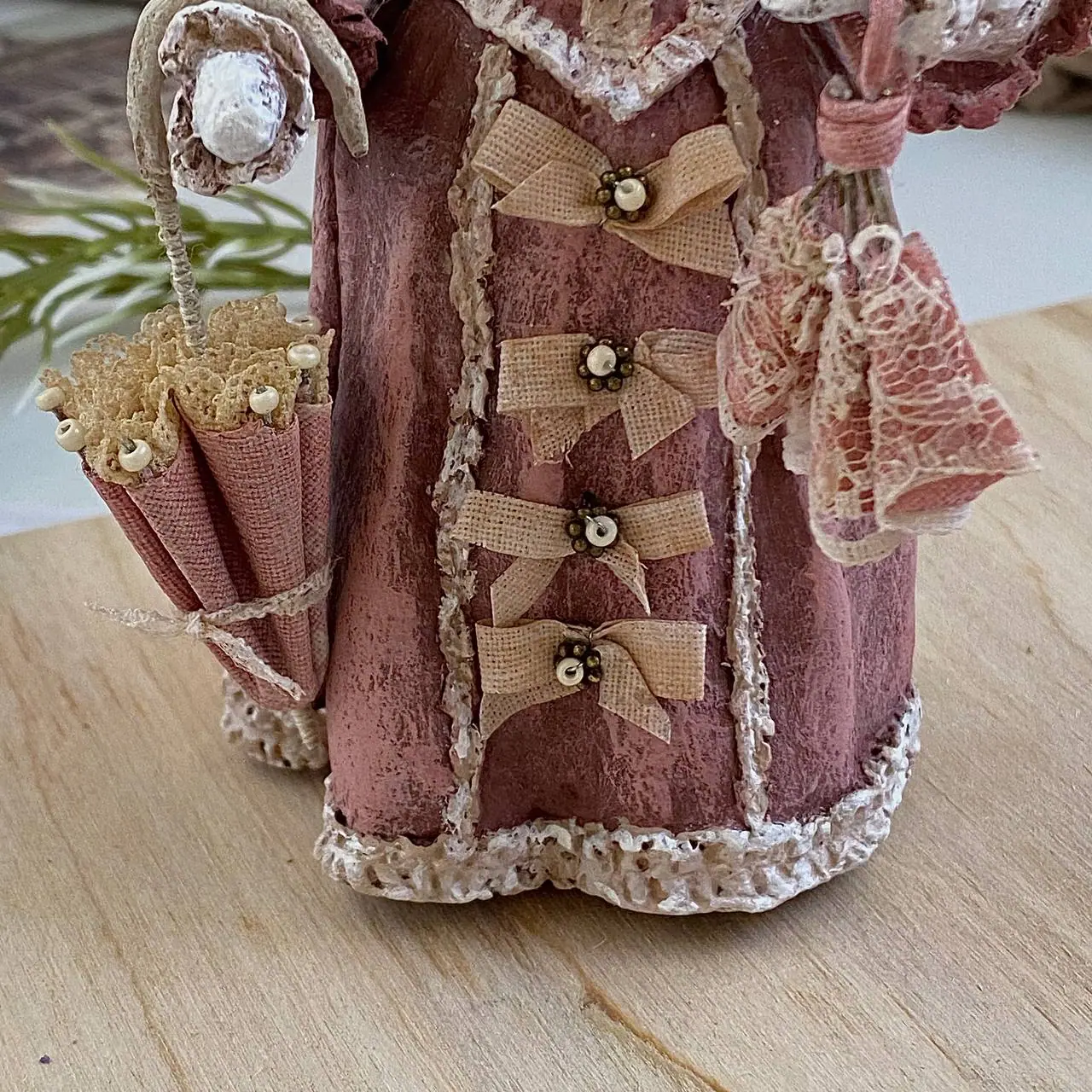 Madame Rosa: Hand-Sculpted Vintage Papier-Mache Sheep Art Doll 5 photo 2025 07 18 15 46 29.jpg
