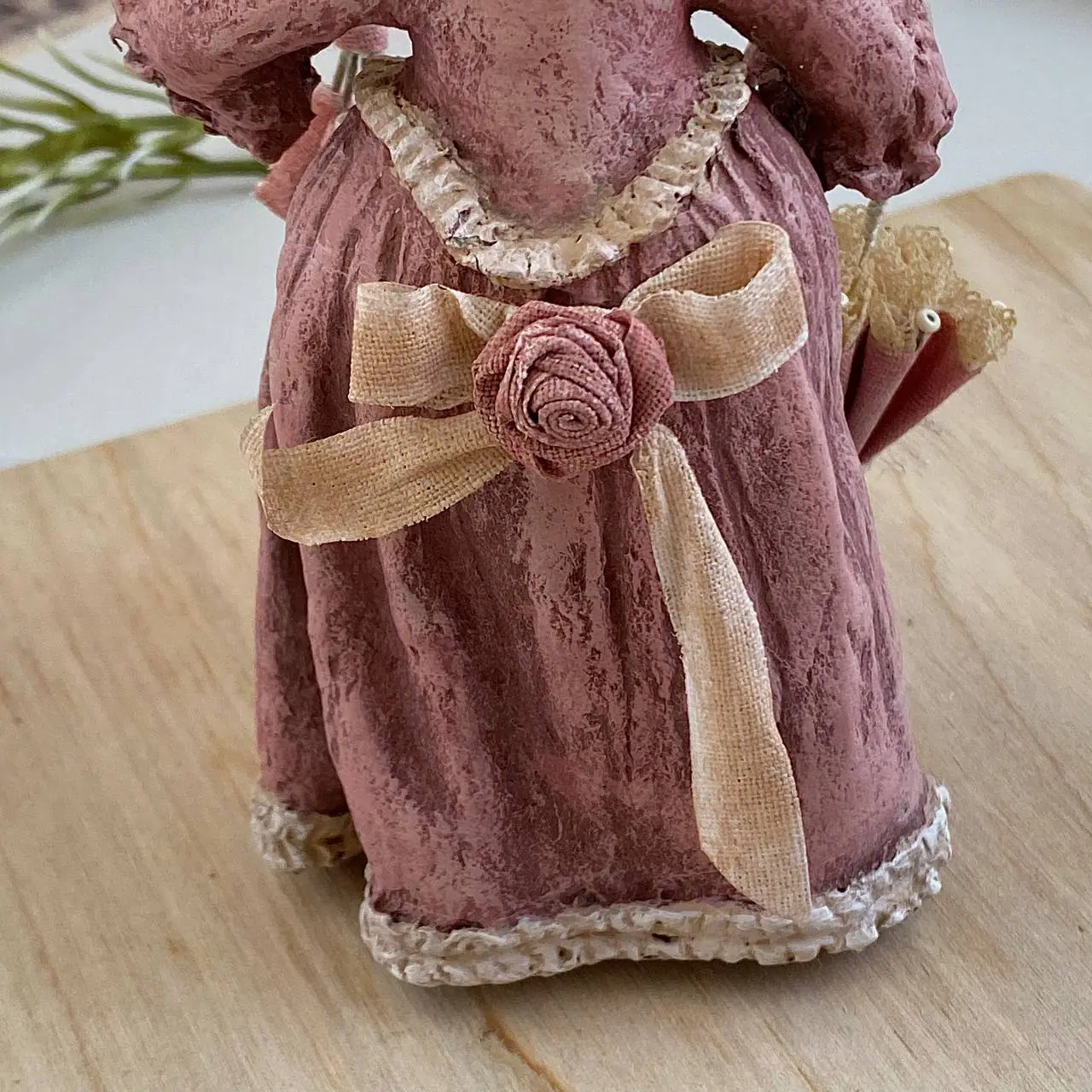 Madame Rosa: Hand-Sculpted Vintage Papier-Mache Sheep Art Doll 7 photo 2025 07 18 15 46 41.jpg