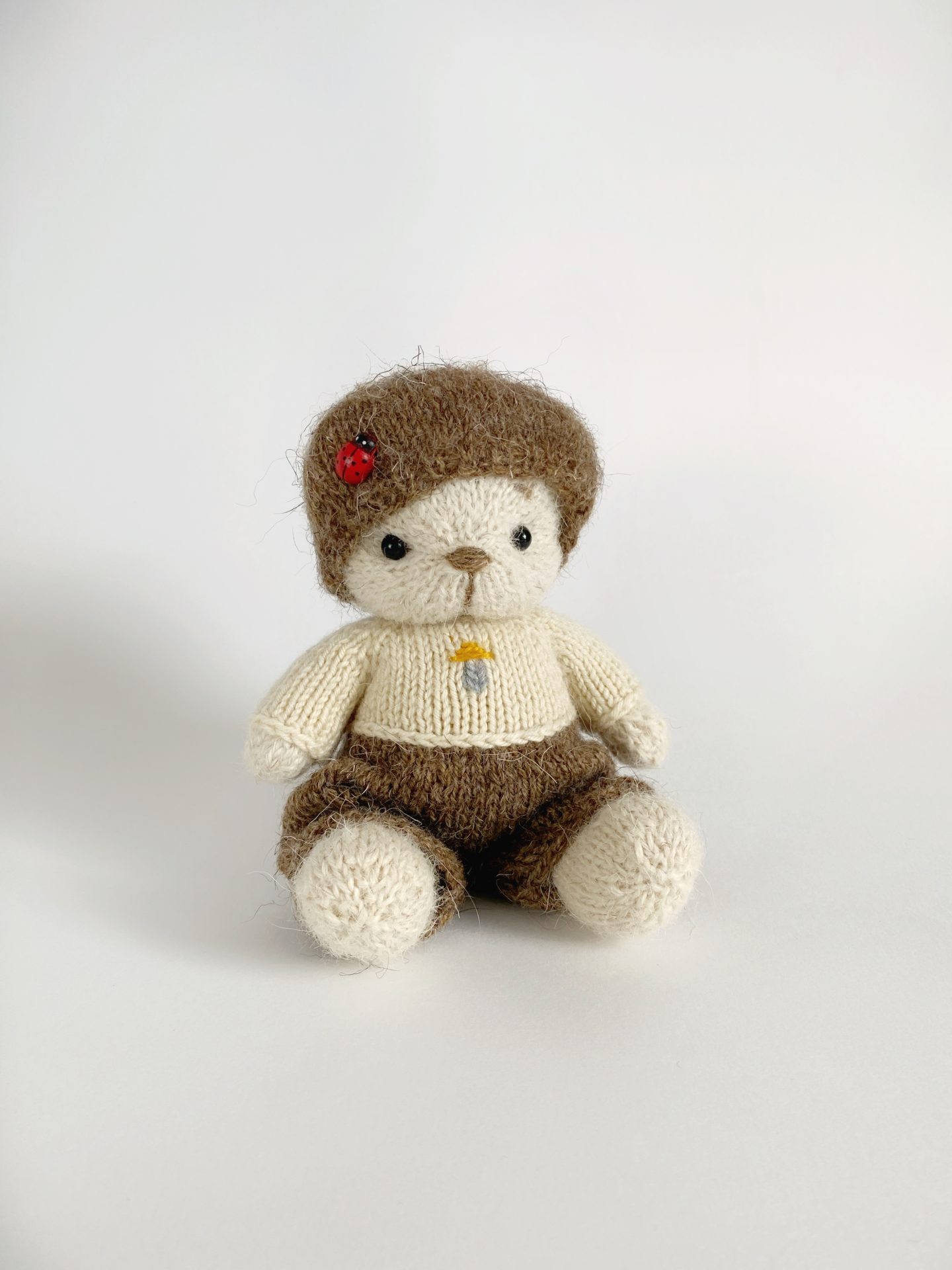 MINIATURE TEDDY BEAR WITH REMOVABLE OUTFIT – KNITTING PATTERN 2 knit bear pattern 3 10
